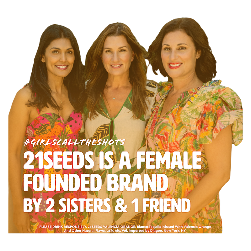 21 Seeds Valencia Orange Infused Blanco Tequila 750ml