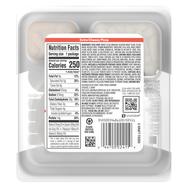 Lunchables Extra Cheesy Pizza - 4.2oz