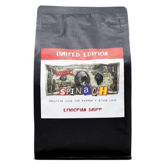 Dope Coffee Ethiopian Dripp Medium Roast Ground Coffee 12oz