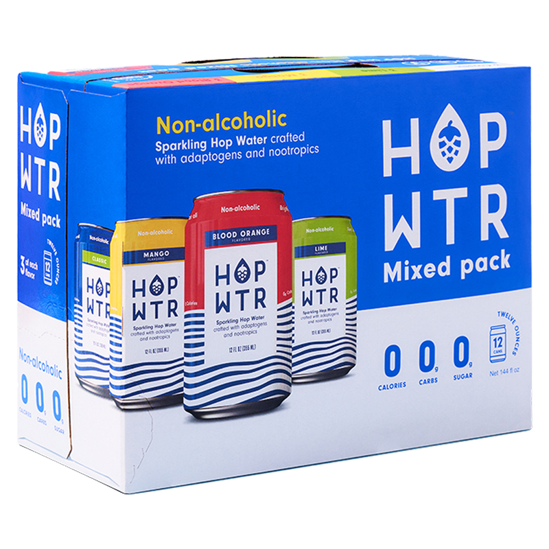 HOP WTR Mixed Pack 12pk 12oz Can