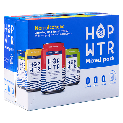 HOP WTR Mixed Pack 12pk 12oz Can