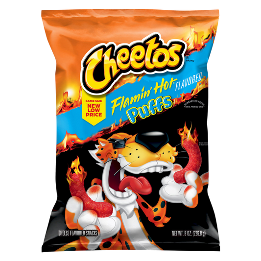 Cheetos Flamin' Hot Puffs 8oz