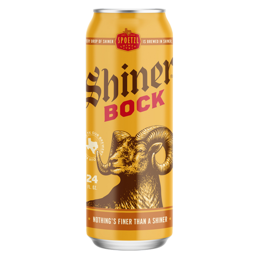 Shiner Bock Single 24oz Can 4.4% ABV