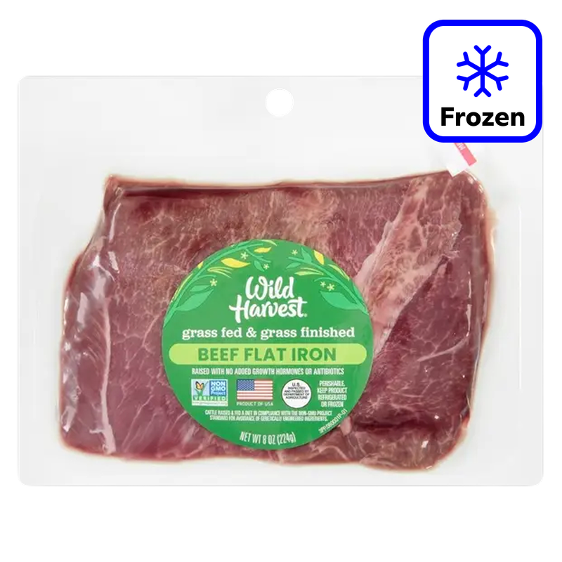 Grass Fed Flat Iron Steak (Frozen) - 8oz