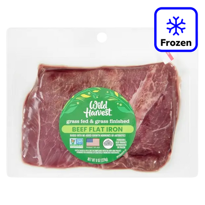 Grass Fed Flat Iron Steak (Frozen) - 8oz