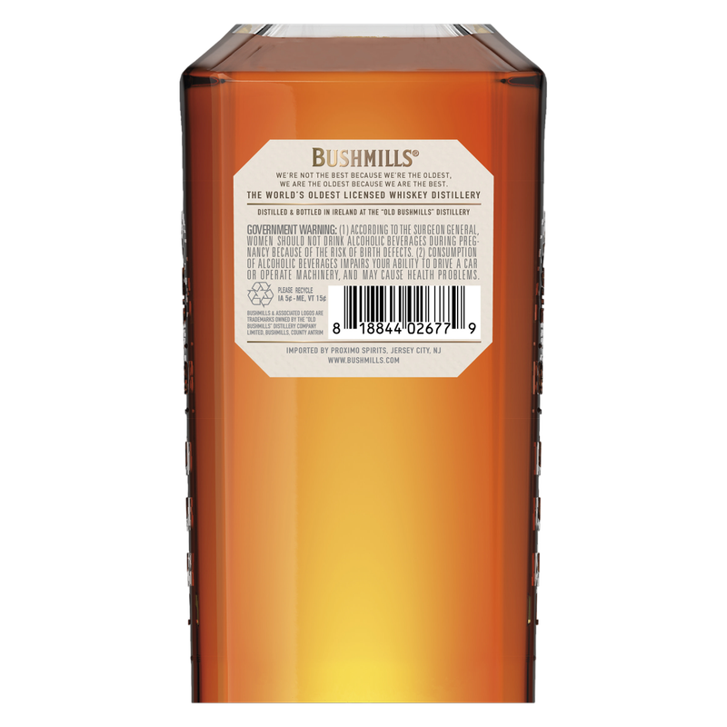 Bushmills Private Reserve Limited Release 10 Year Old: Plum Brandy Casks Irish Whiskey 750ml (92 Proof)
