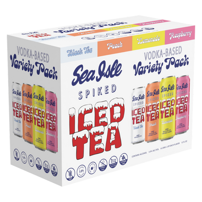Sea Isle Spiked Iced Tea Vodka Variety 8pk 12oz Can 5.0% ABV