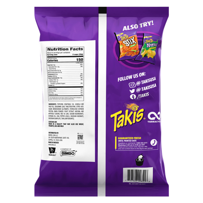 Takis Fuego Pop! Spicy Popcorn Sharing Size Bag 6.7oz