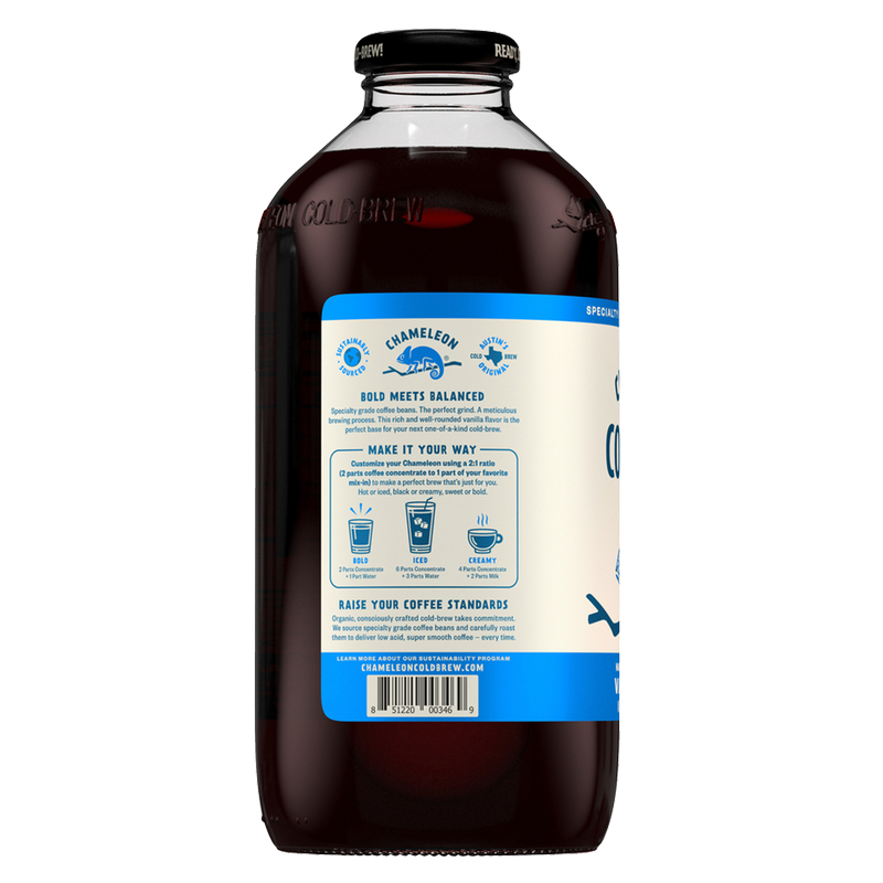 Chameleon Cold Brew Vanilla Coffee Concentrate 32oz