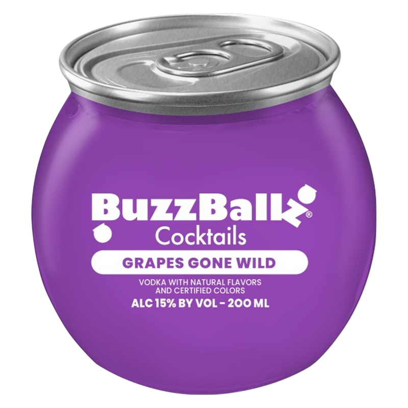 Buzzballz Cocktails Grapes Gone Wild 200ml 15% ABV