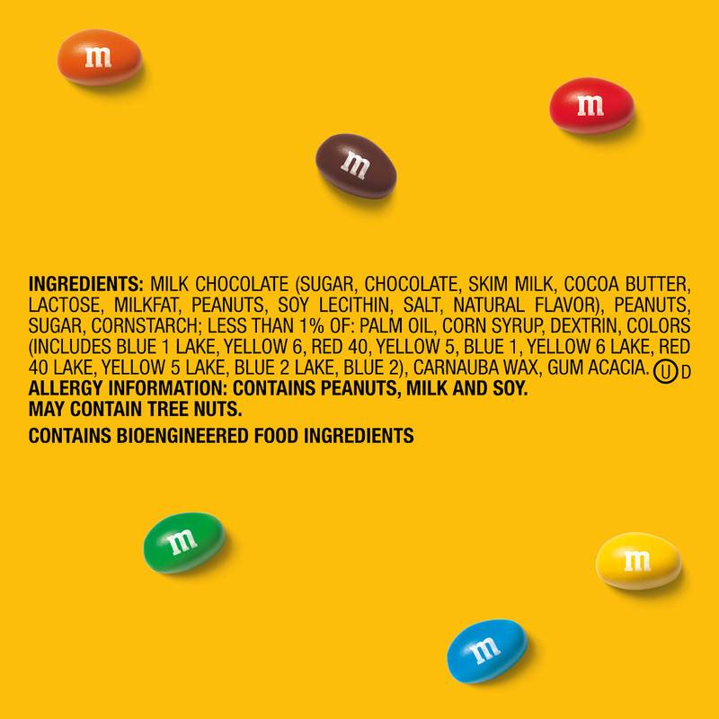 M&M's Peanut Milk Chocolate Candies 10.05oz