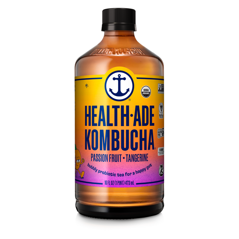 Health-Ade Kombucha Passionfruit Tangerine 16oz Btl