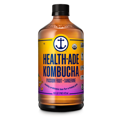 Health-Ade Kombucha Passionfruit Tangerine 16oz Btl