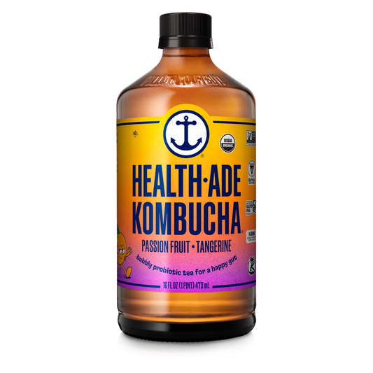 Health-Ade Kombucha Passionfruit Tangerine 16oz Btl