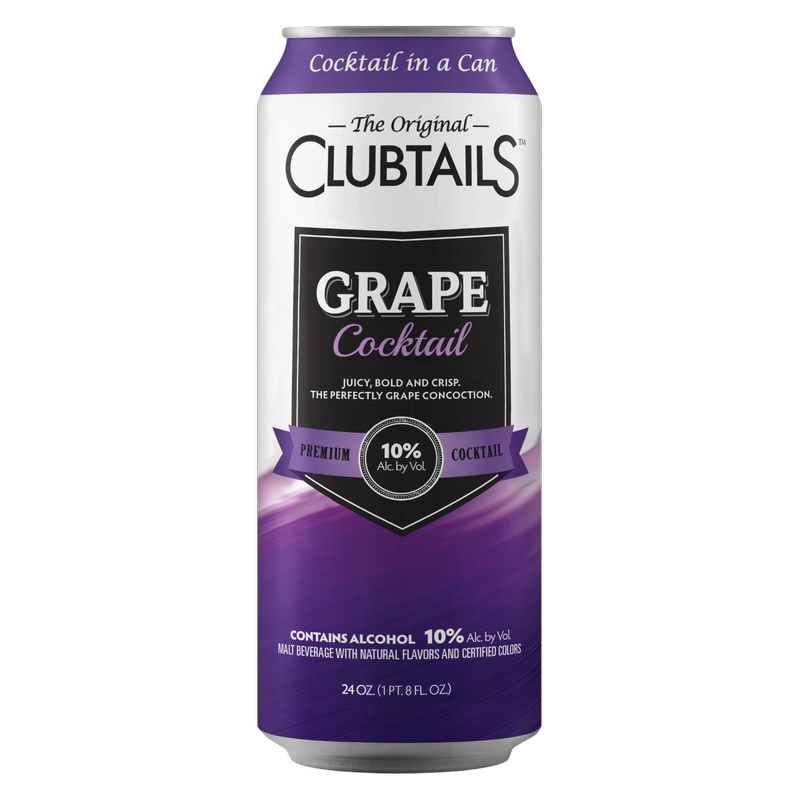 Clubtails Grape 24oz Can 10% Abv