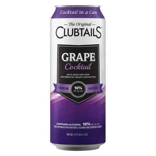 Clubtails Grape 24oz Can 10% Abv