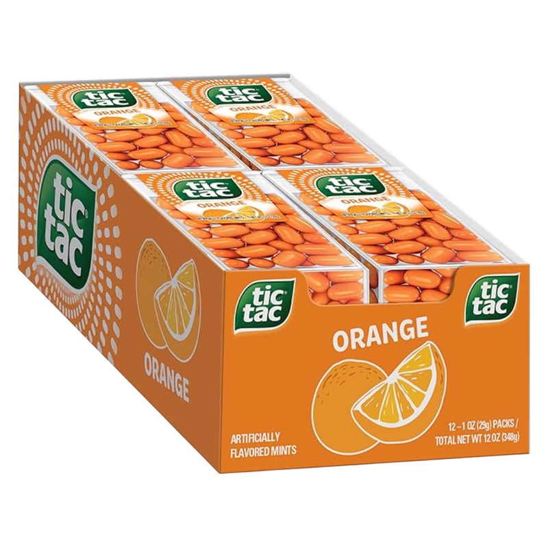 Tic Tac Orange, 1.7oz 12 CT