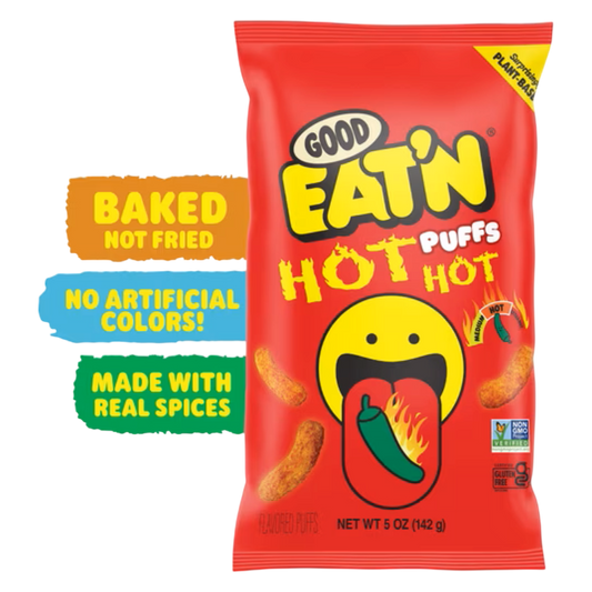 Good Eat'n Hot Hot Puffs, 5oz