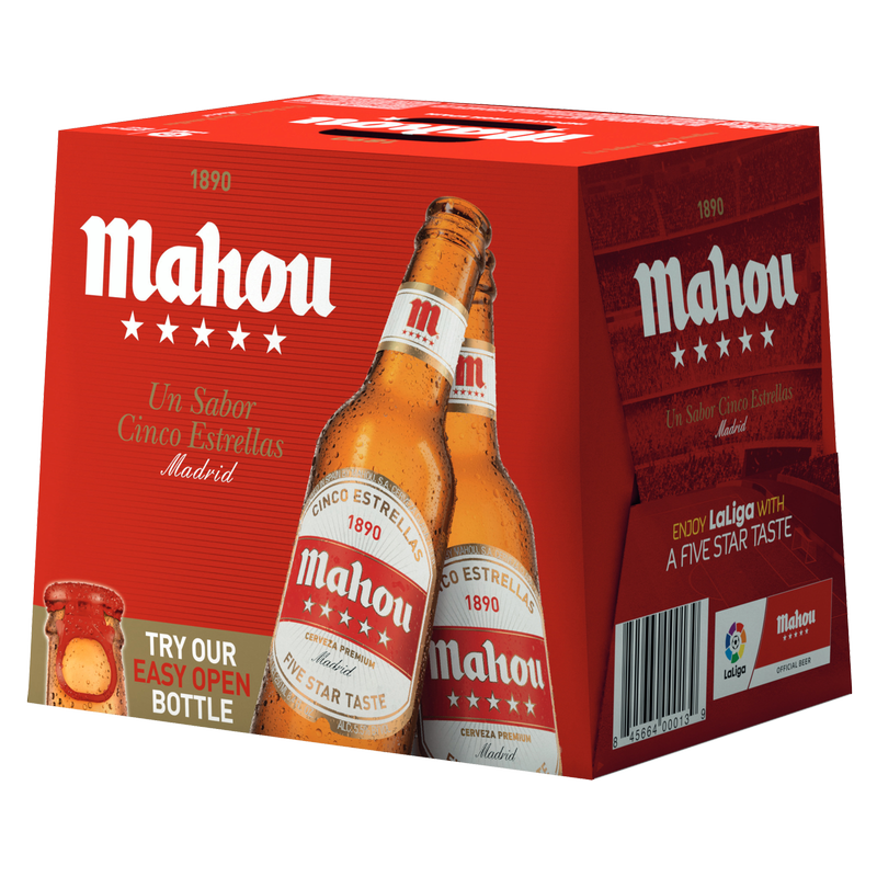 Mahou Cinco Estrellas 12pk 8.4oz Btl 5.5% ABV
