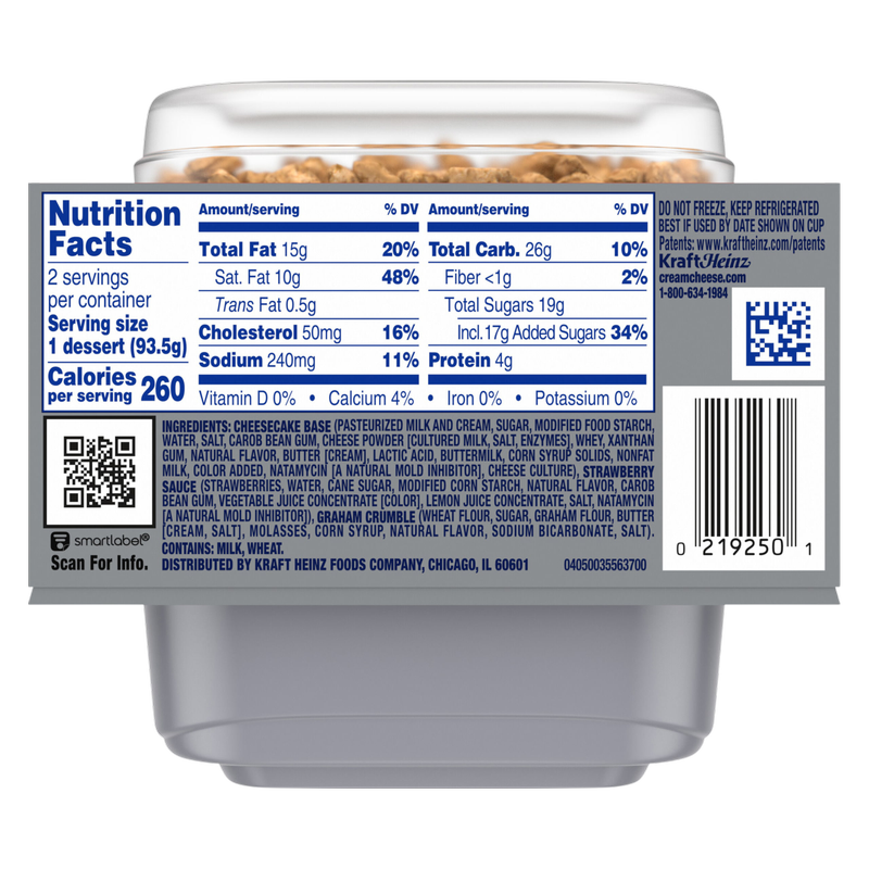 Philadelphia Strawberry Cheesecake Crumble  - 2ct/6.6oz