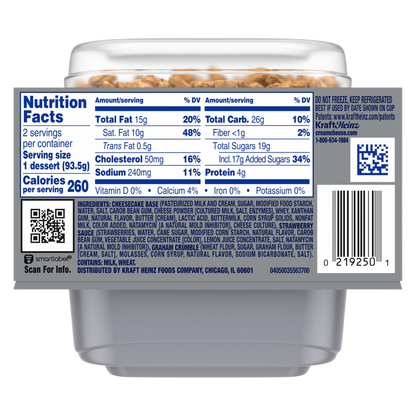 Philadelphia Strawberry Cheesecake Crumble  - 2ct/6.6oz