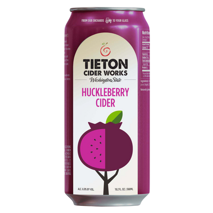 Tieton Cider Works Huckleberry Cider Single 19.2oz Can