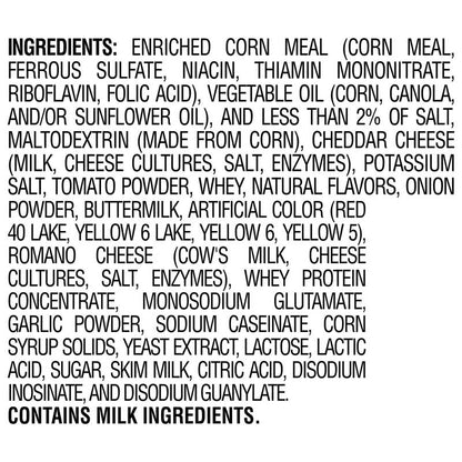 Chester's Fries Corn Snacks Flamin' Hot Flavored 1 Oz