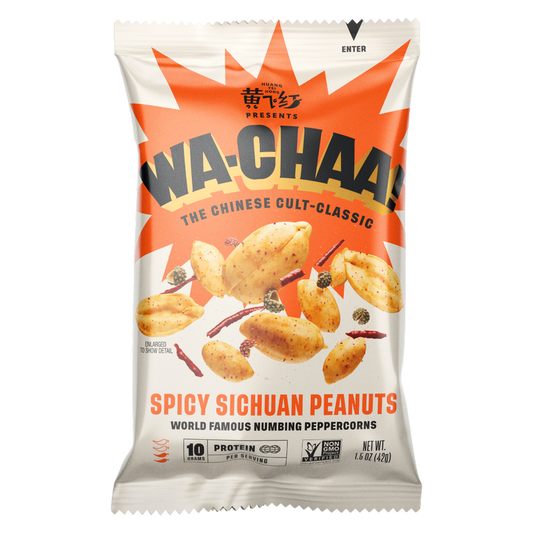 WA-CHAA! Original Heat Spicy Sichuan Peanuts, 1.5 oz