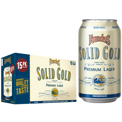 Founders Solid Gold 15pk 12oz Can 4.4% ABV