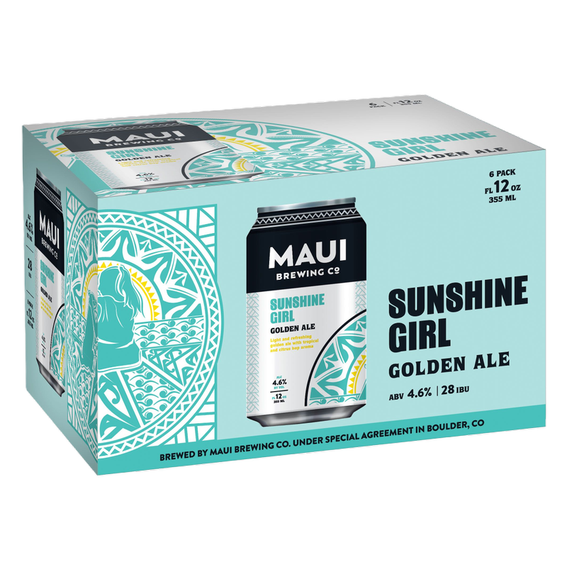 MAUI SUNSHINE GIRL GOLDEN 6PKC (6PKC 12 OZ)