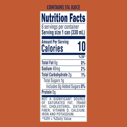 San Pellegrino Ciao! Blood Orange Sparkling Water 6pk 330mL Can