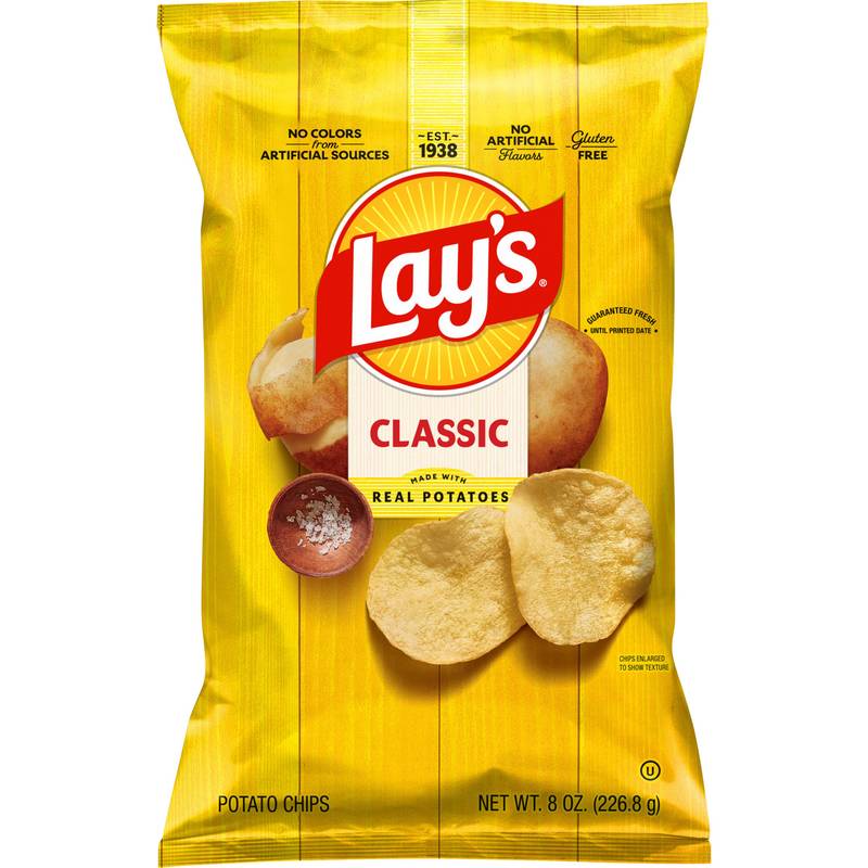 Lay's Classic Potato Chips 8oz