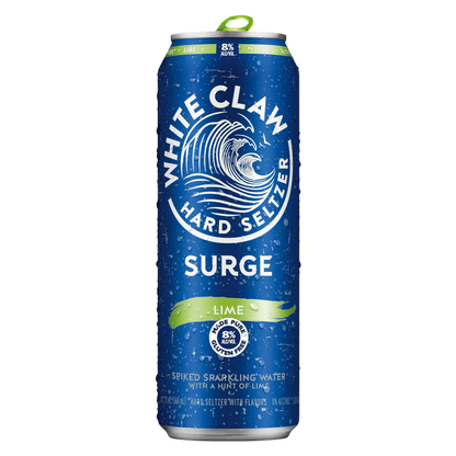 White Claw Hard Seltzer Surge Lime Single 19.2oz Can 8% ABV
