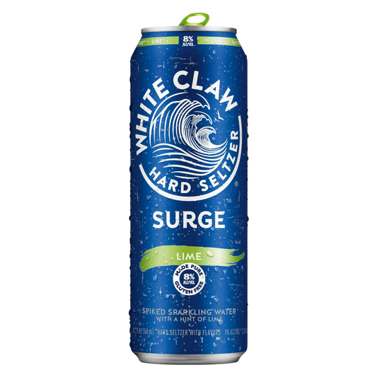 White Claw Hard Seltzer Surge Lime Single 19.2oz Can 8% ABV