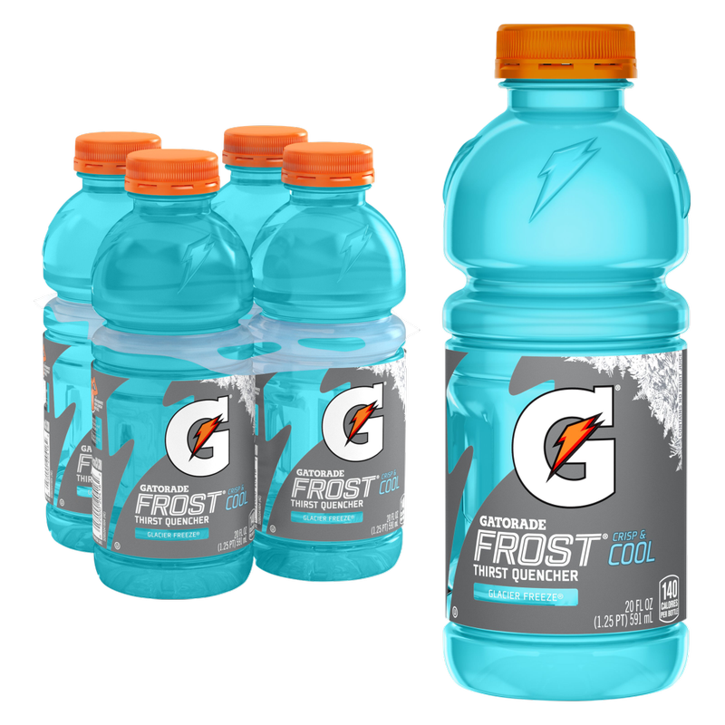 Gatorade Frost Thirst Quencher Glacier Freeze 4pk 20oz Btl
