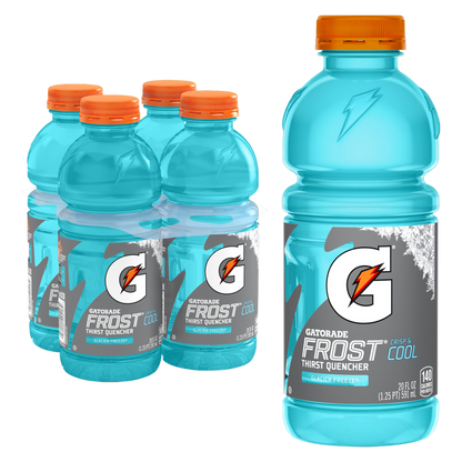 Gatorade Frost Thirst Quencher Glacier Freeze 4pk 20oz Btl
