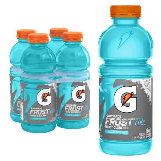 Gatorade Frost Thirst Quencher Glacier Freeze 4pk 20oz Btl