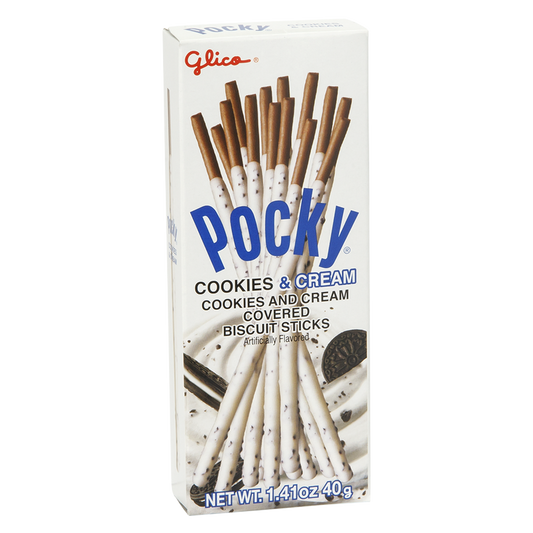 Glico Pocky Cookies & Cream Biscuit Sticks 1.41oz