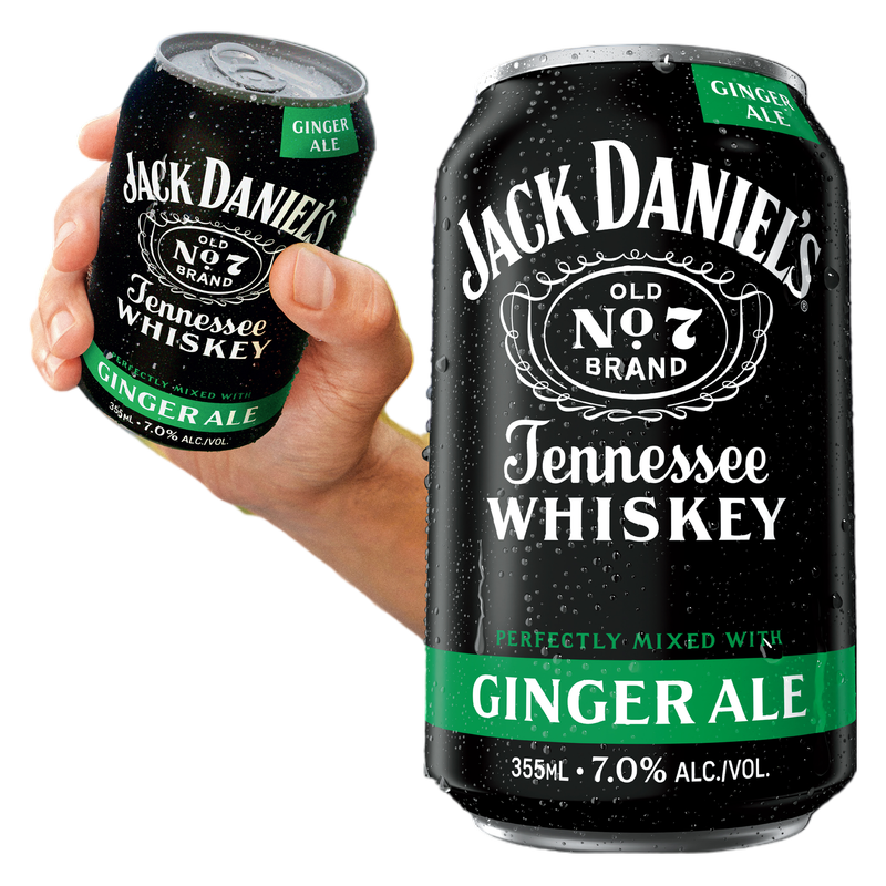 Jack Daniel's Jack & Ginger 4pk Cans 7% ABV