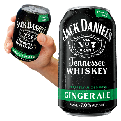 Jack Daniel's Jack & Ginger 4pk Cans 7% ABV