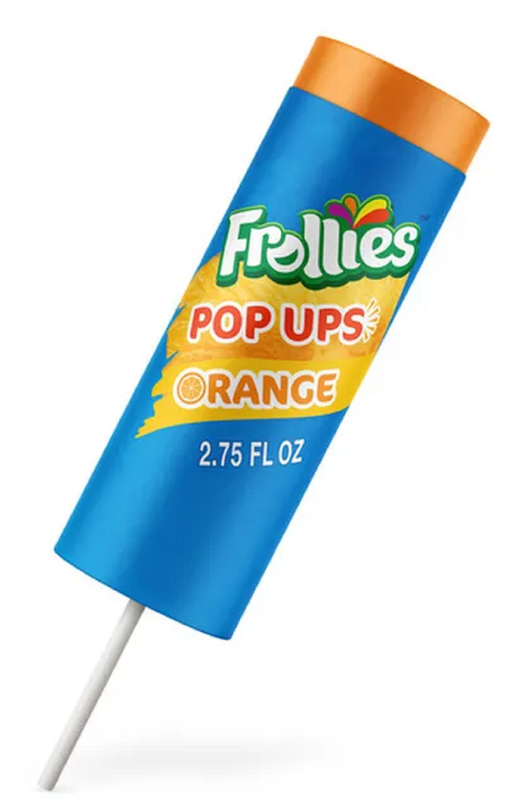 Frollies Orange Push Pop, 1ct