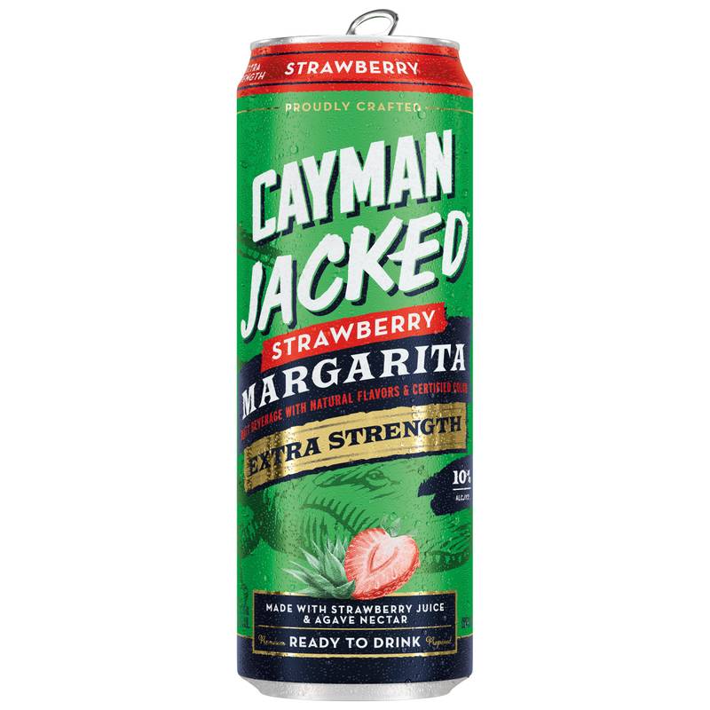 Cayman Jacked Strawberry Margarita 19.2oz Can 10% ABV