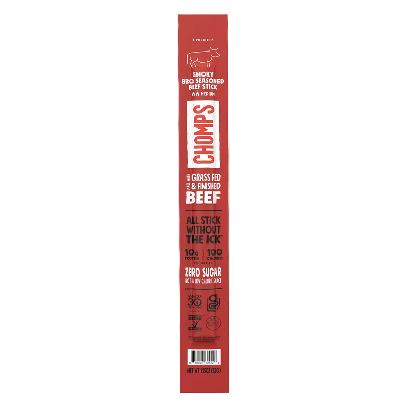 Chomps Smoky BBQ Seasoned Stick, 1.15oz