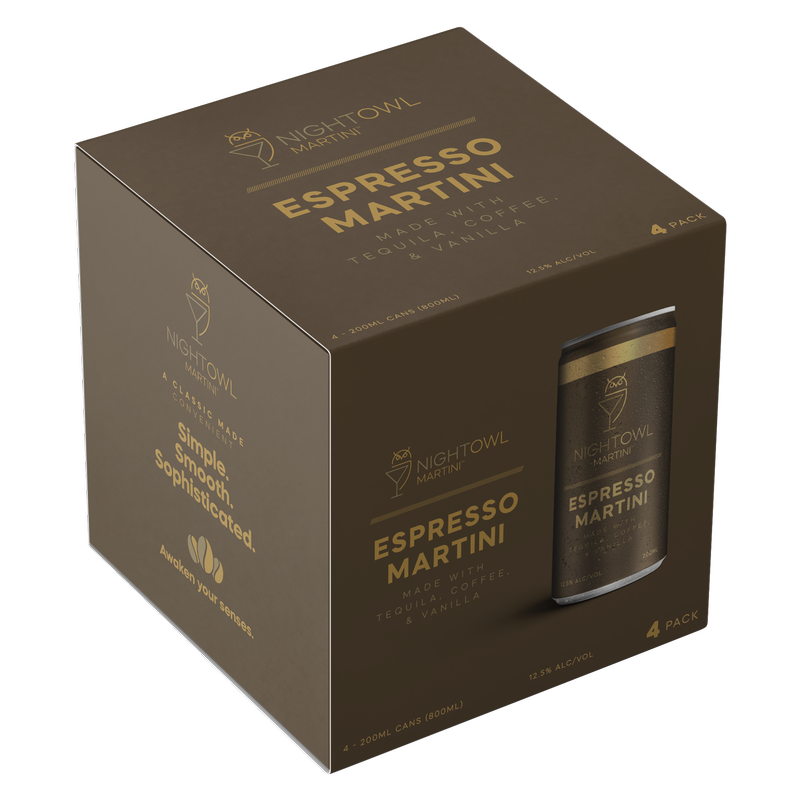 NightOwl Tequila Espresso Martini 4pk