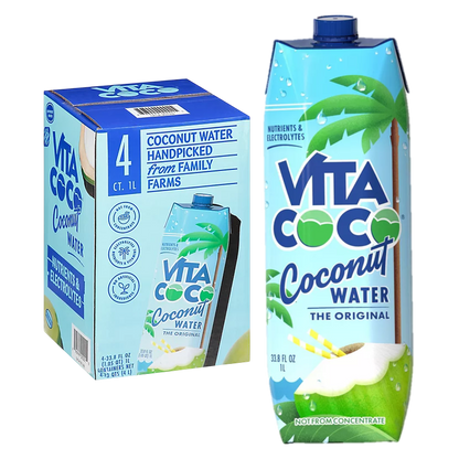 Vita Coco Pure Coconut Water 4pk 1L Ctn- XL