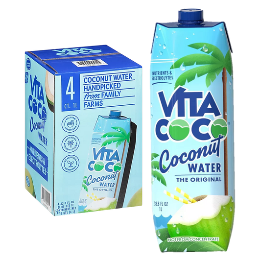 Vita Coco Pure Coconut Water 4pk 1L Ctn- XL