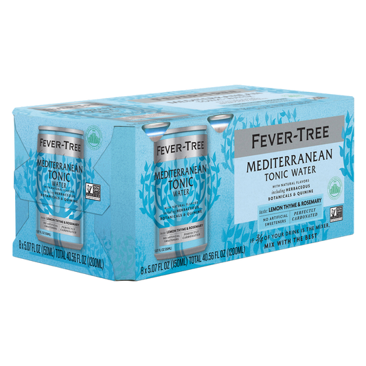Fever Tree Mediterranean Tonic Water 8pk 5.07oz Can
