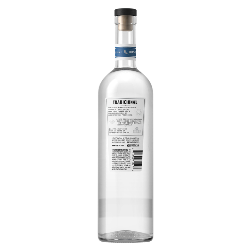 Jose Cuervo Tradicional Plata Tequila 750ml (80 Proof)