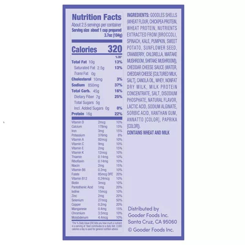 Goodles Deluxe Mac & Cheese Ched Over Heels, 9oz.