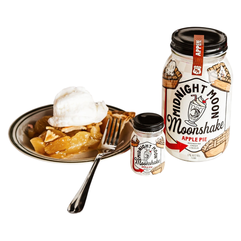 Midnight Moon Apple Pie Moonshake, 50ml, 34 Proof (17% ABV)